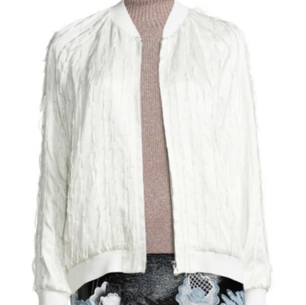 NWT 3.1 Phillip Lim White Bomber Jacket size 6
